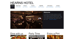 Desktop Screenshot of hearnshotel.com